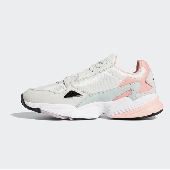 adidas Shoes - NWT Adidas Falcon Sneakers in White and Pink